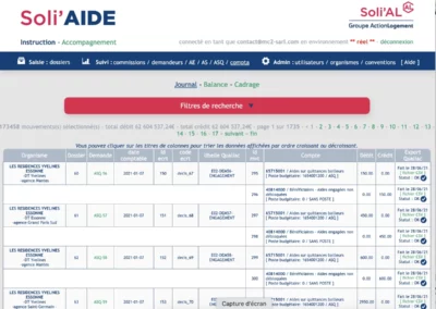 MC2 - Extranet métier Soli’AIDE
